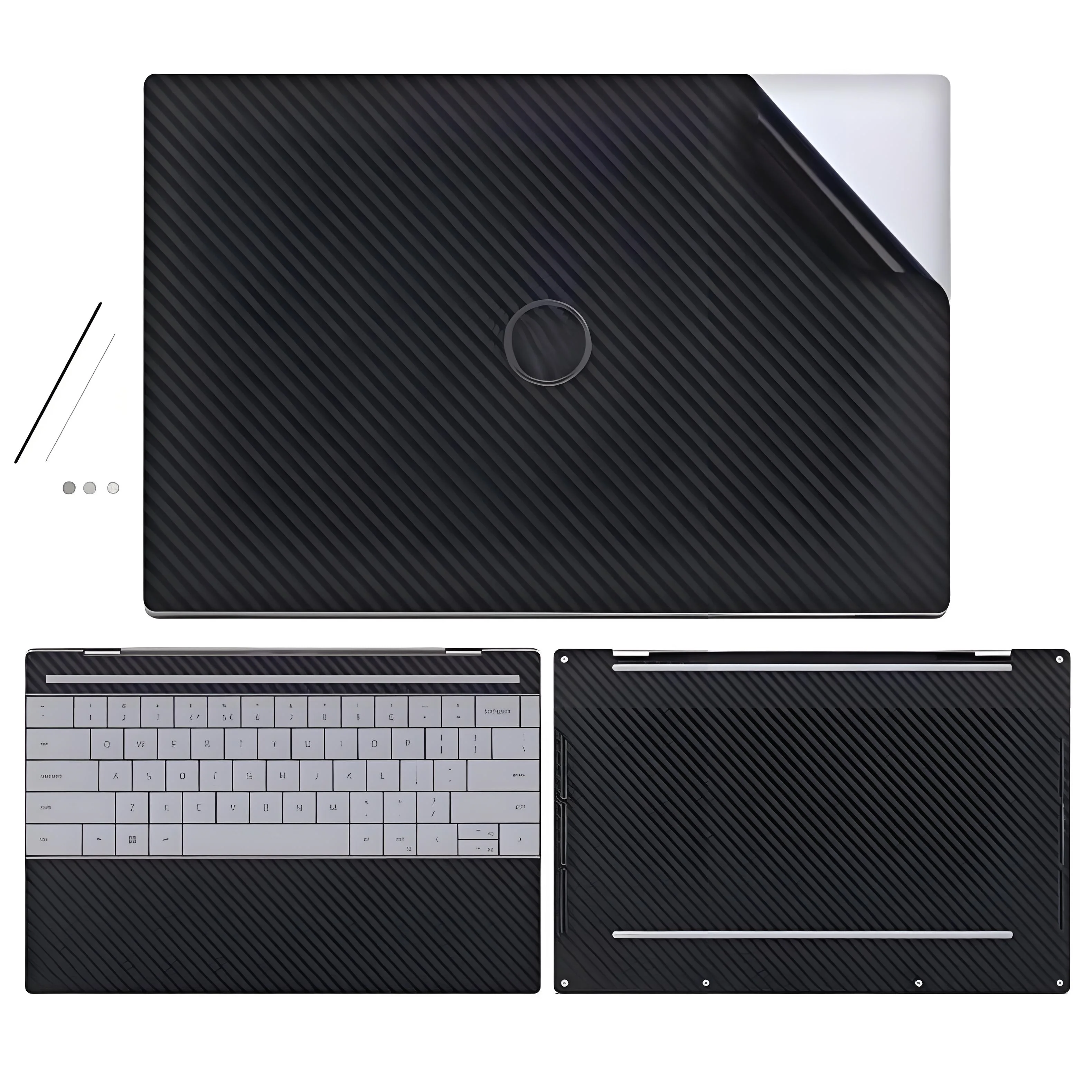 Autocollant Vinyle Pour Dell XPS 13 - Rouge Rouille - Compatible 9370, 9360, 9350