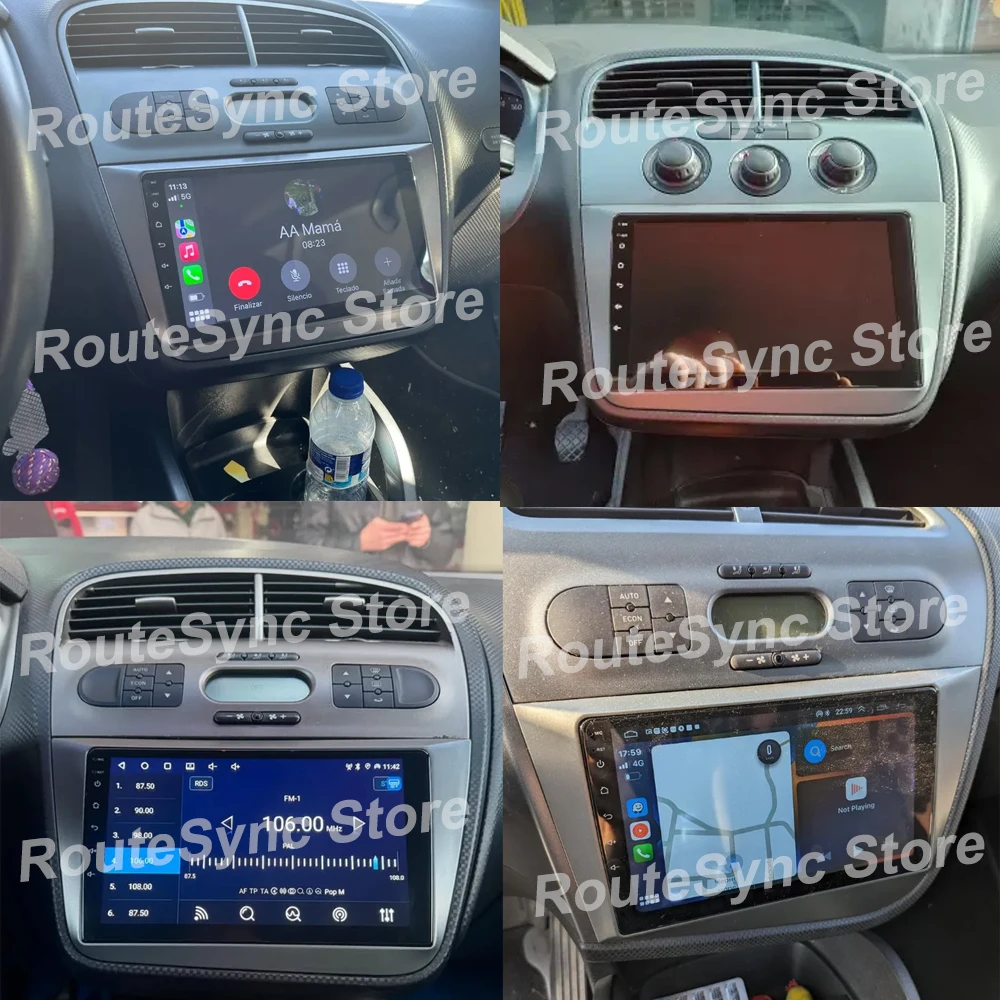 Wireless CarPlay Android Auto Radio Per Seat Altea 2004-2015 Toledo 3 Auto Multimedia GPS 2din Autoradio 5G Wifi Touch Screen BT - Image 3