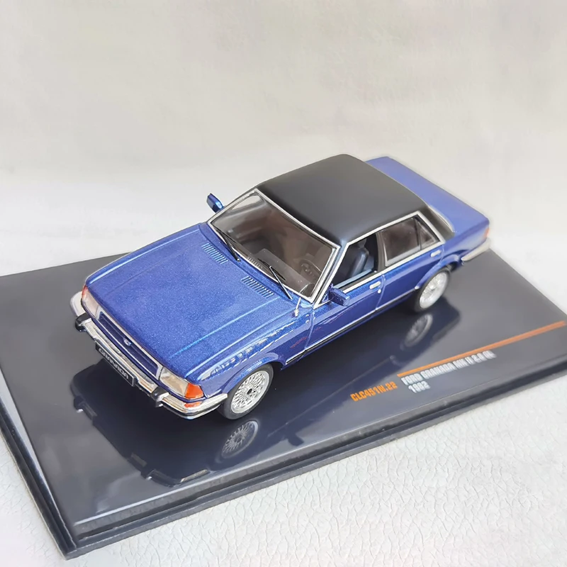 

IXO масштаб 1:43, Форд Гранада MK II2.8 GL 1982, модель автомобиля из сплава, коллекционная игрушка, орнамент, Сувенирные игрушки, автомобили