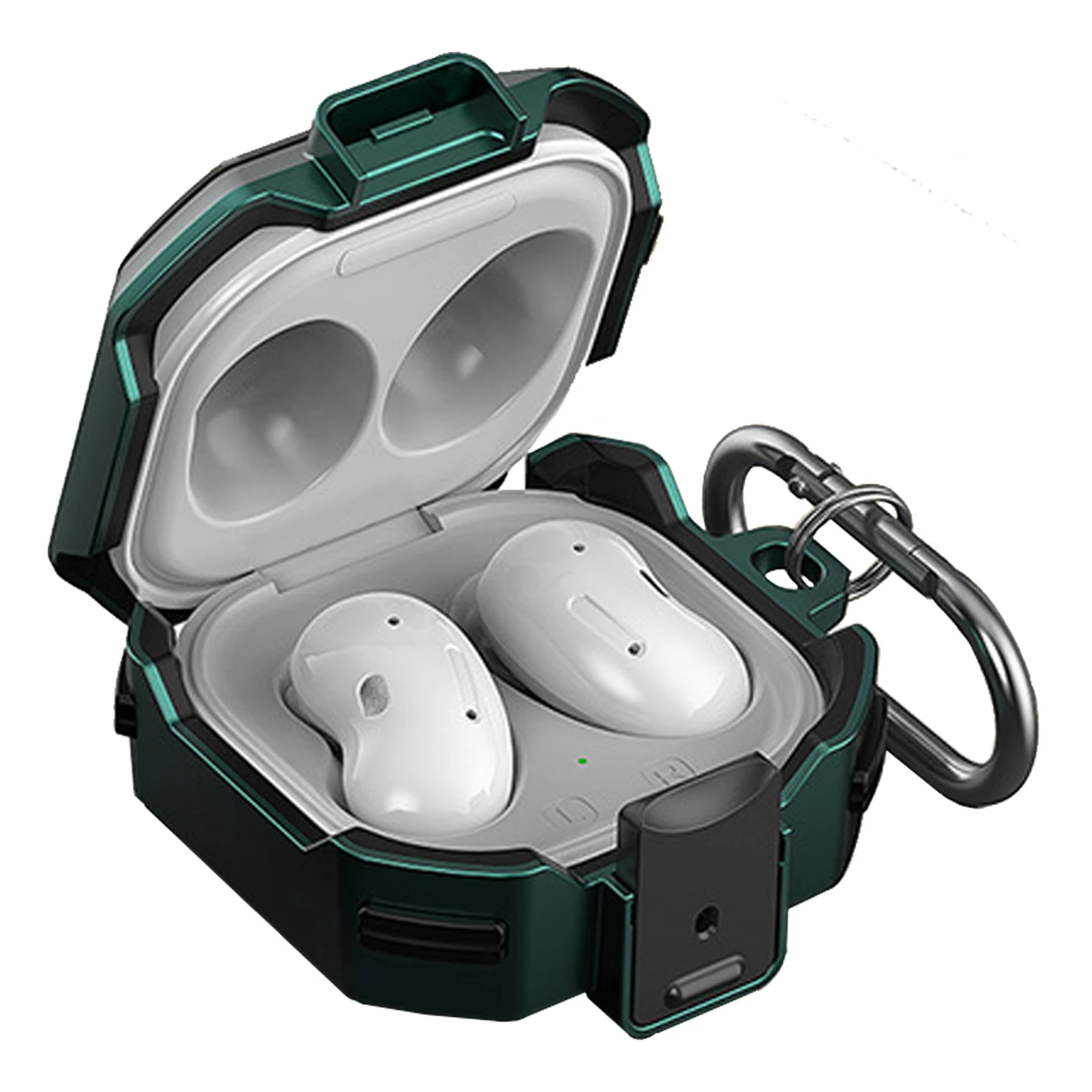 

2 Wireless Earphone Protective Case Cover Shockproof Anti-fall 360-Degree Protection Headphone Cover Shell Case