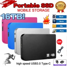 오리지널 휴대용 SSD 1TB 고속 외장 하드 드라이브 500GB USB3.0 인터페이스 유형-노트북/데스크탑/PC/mac용 C 저장 장치