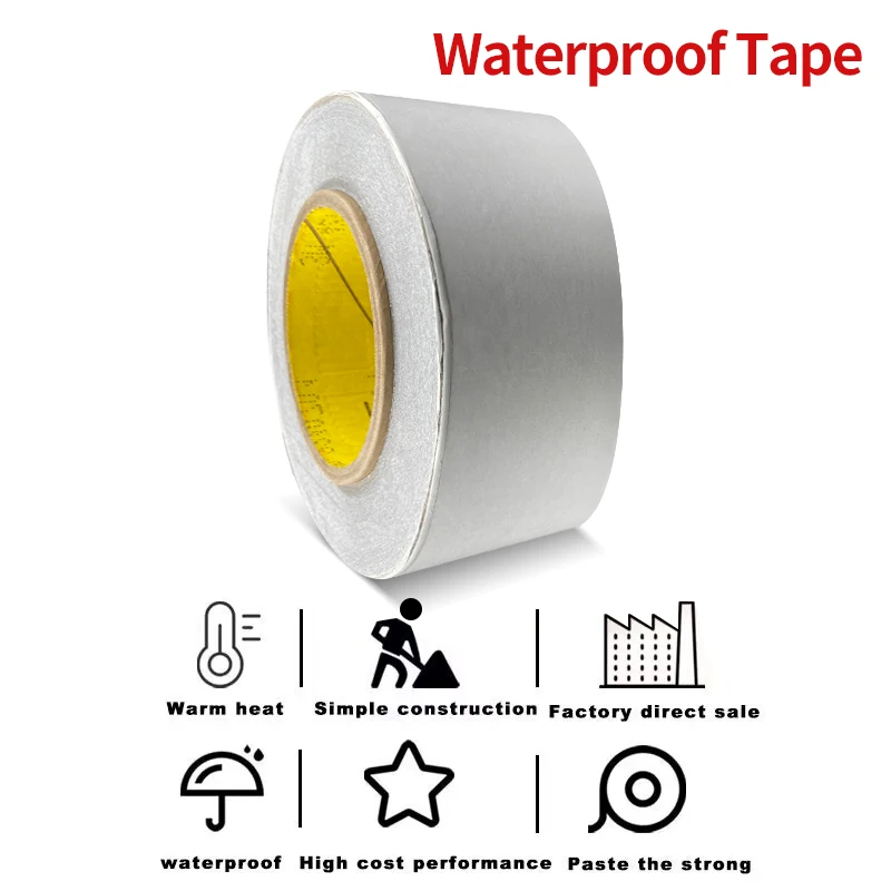 

3M 427 waterproof tape pressure sensitive acrylic adhesive insulation joint sealing 55M long aluminum foil tape