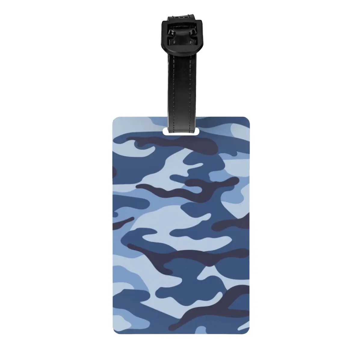 

Custom Military Blue Camo Luggage Tag Privacy Protection Navy Camouflage Baggage Tags Travel Bag Labels Suitcase