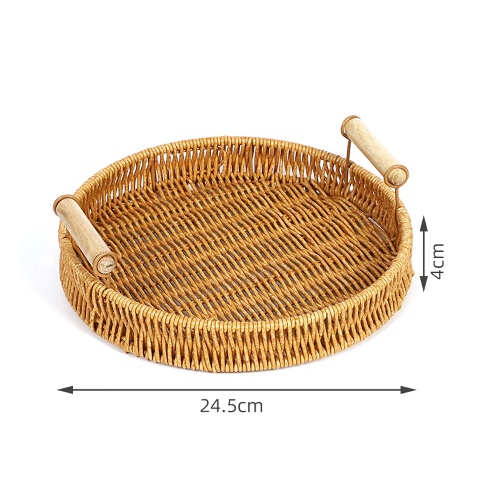 Rattan Brotkorb Set 2-teilig - Ovale Körbe Für Baguettes & Obst
