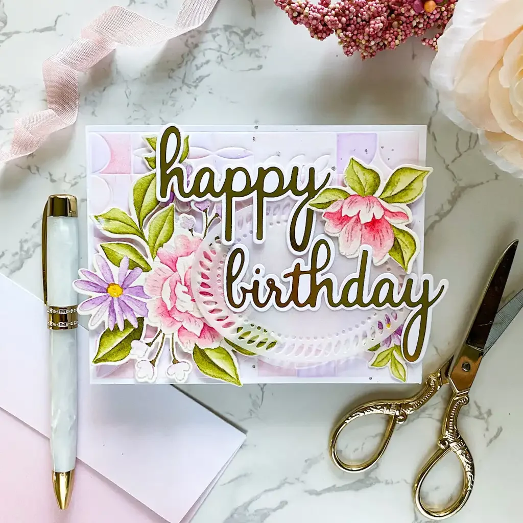 Big sale Cutting Hot foil Scrapbook Diary Decoration Round and flowers Stencil Embossing Template DIY Greeting Card Handmade
