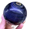 Natural Blue Tiger Eye Jasper Ball Quartz Crystal Reiki Divination Home Energy Crystal 1