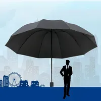 130cm/51.18 Inch High-quality Ten-bone Umbrella, Reinforced Umbrella Frame, Strong Waterproof Windproof, Manual Large Umbrella 1