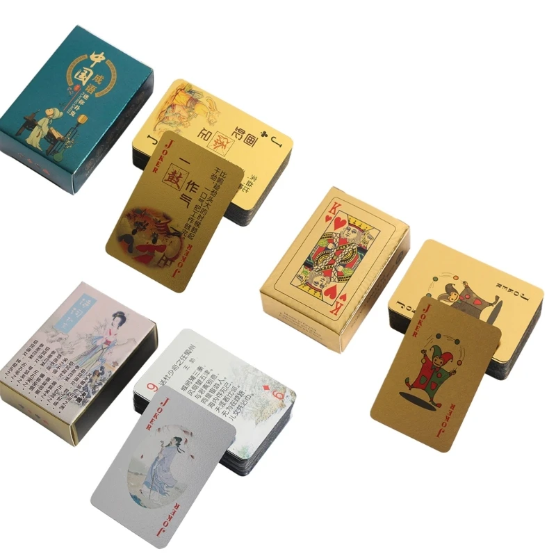 

2024 New Waterproof Mini Cards Miniature Playing Cards Dollhouse Mini Small Game Deck Cards Game Toy for Party