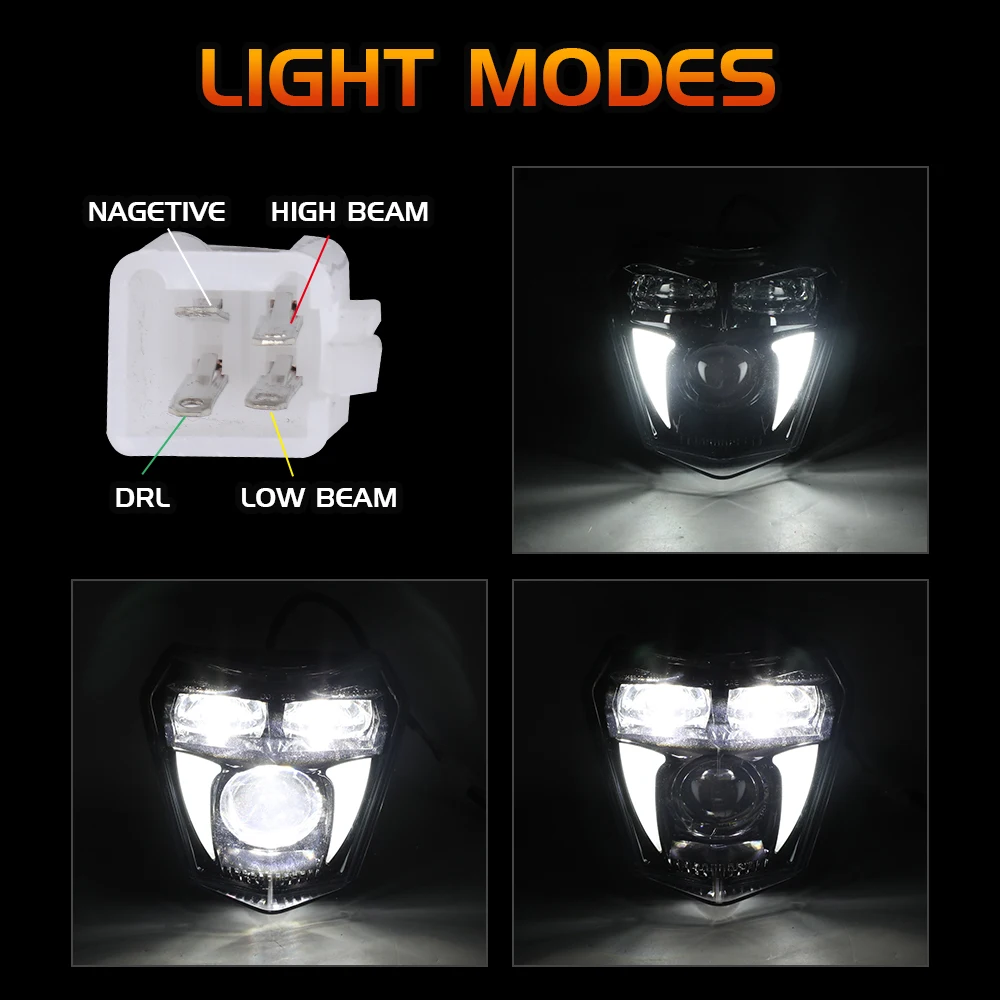 Motorcycle Headlights Motocross Enduro KTM Headlight For KTM EXC XCW XC SX-F XC-