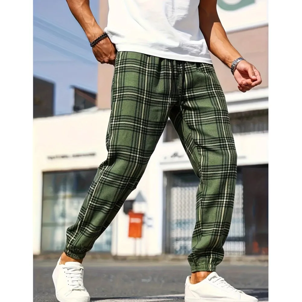 Herren 2026 Jogginghose Mode Gestreifte Bedruckte Jogger Slim Fit Hose Lässige Lounge Hose Mit Taschen Herbst Winter Streetwears