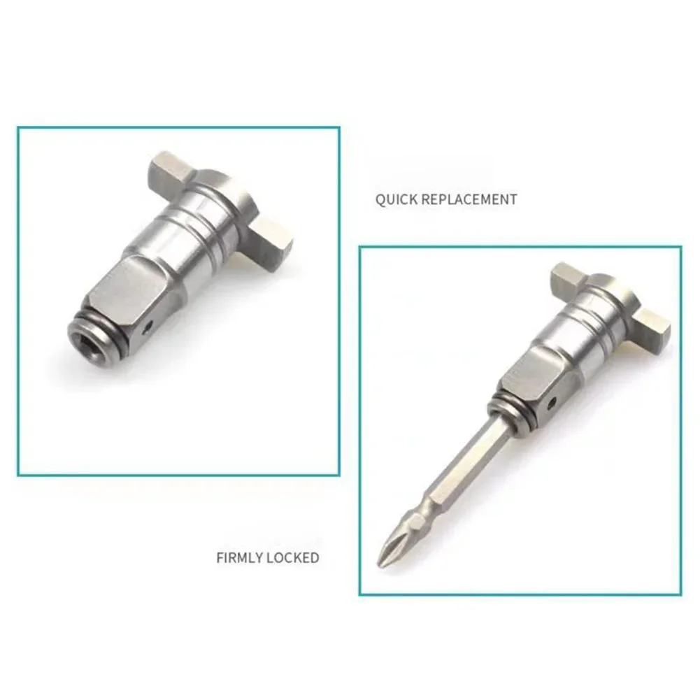 T-Shaped Electric Brushless Impact Wrench Adapter Drill Bit Chrome Vanadium Steel Dual-Use Wrench Craftsman Tool Accessories pneumatic carving knives jewelry engraving knife tungsten steel graver jewelry engraver tools impact cutting