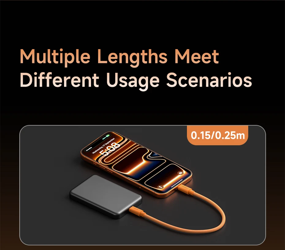 Hagibis USB-C to USB-C Wedge Cable PD 3.1 (240W)