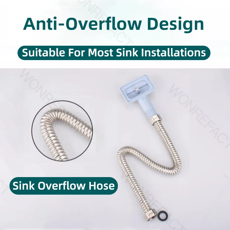 Kitchen Drain Anti Odor Anti Clogging Sink Pipe Drainage Set Sink Accessories Deodorization Artifact Set Pipe Connector sink drain pipe