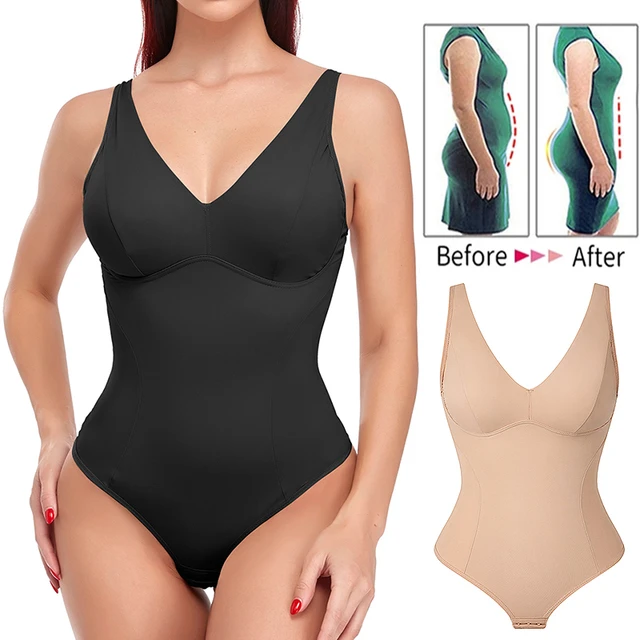 Nebility Womens' Waist Trainer Open Bust Tummy Control Bodysuit