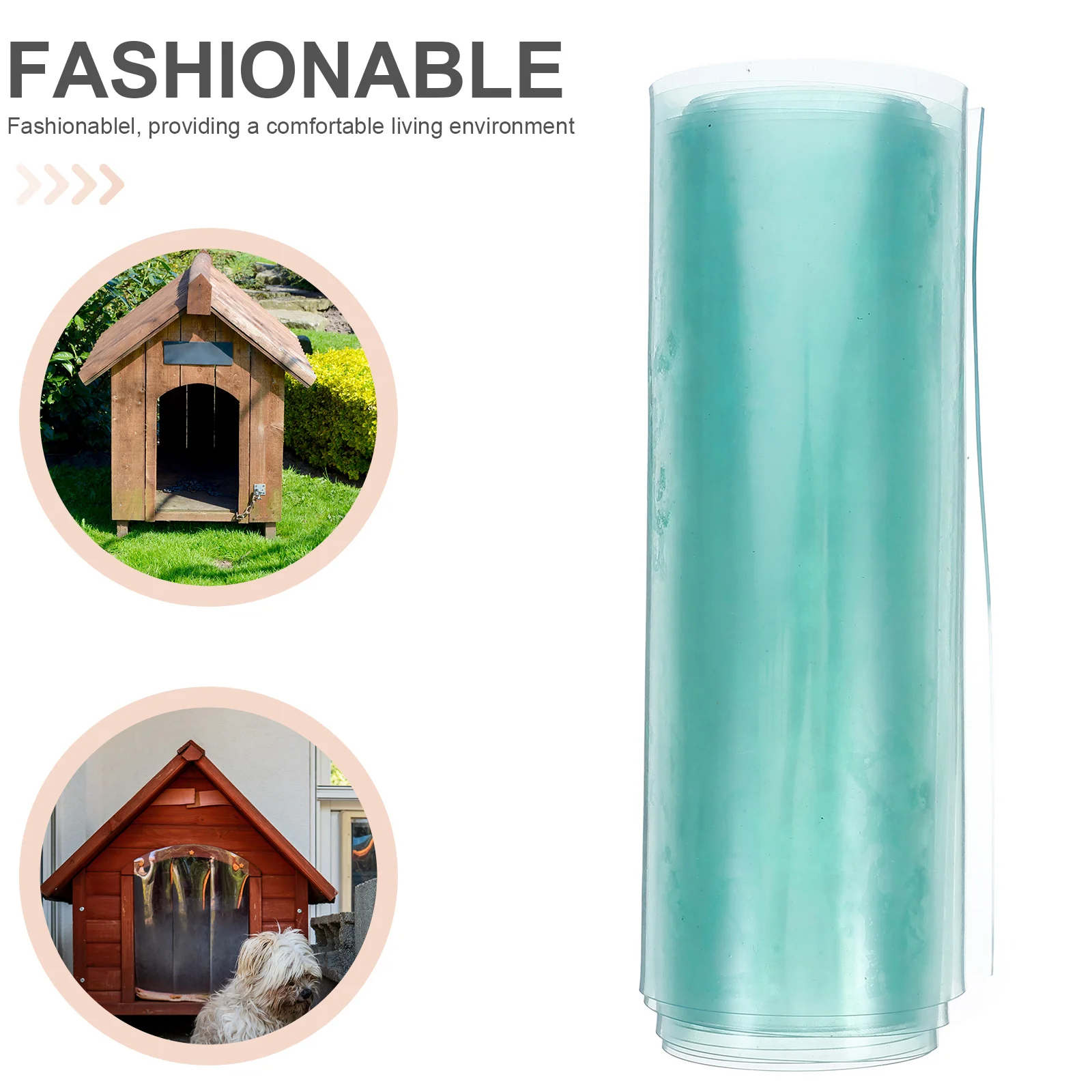 Transparent Flap Dog Door Replacement Vinyl Kennel Curtain House Door Scratch Protector Pet Products Home Garden Cat Supplies