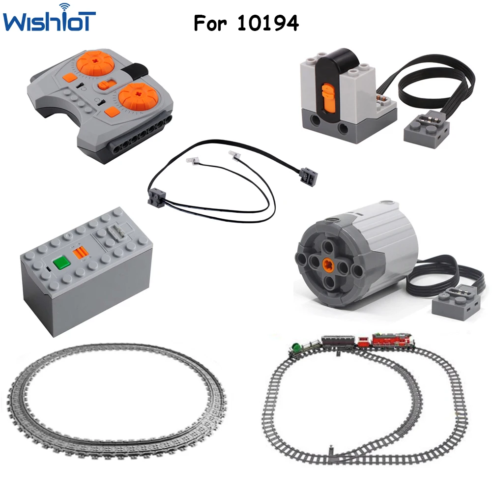 Funzioni Di Alimentazione Moc Compatibili Con Legoeds 10194 Train Set City Tracks Xl Motor 8882 Led Line 8870 Telecomando Ir 8879 8884