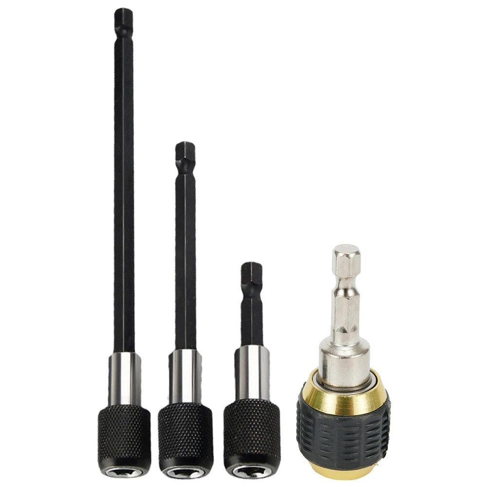 

High Quality Screwdriver Bit Drill Bits 1/4inch 60/100/150mm Chuck Adapter Tool Extension Rod Hex Shank Quick Release