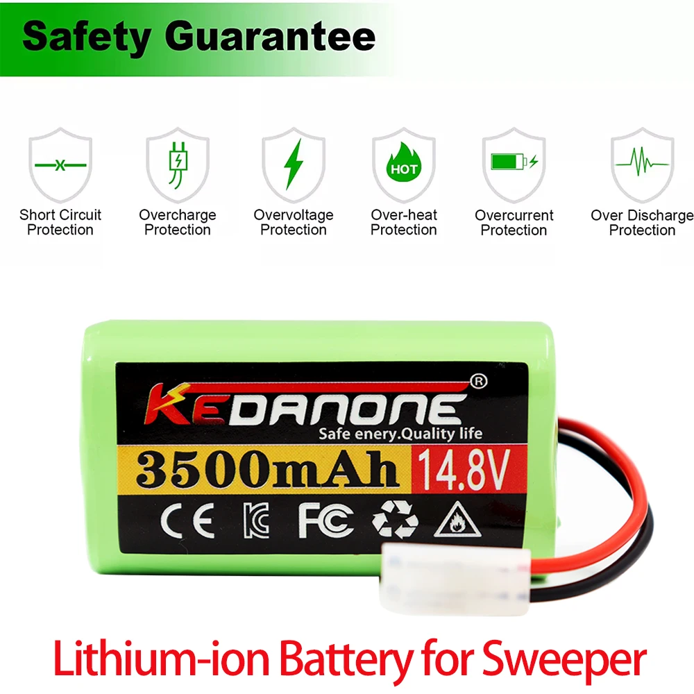 

The New Upgraded 4S1P High-Capacity 14.8V 2600Mah 3500Mah Lithium Battery Is Suitable For A4A44V7A6V7s Plus Robot Vacuum Cleaner