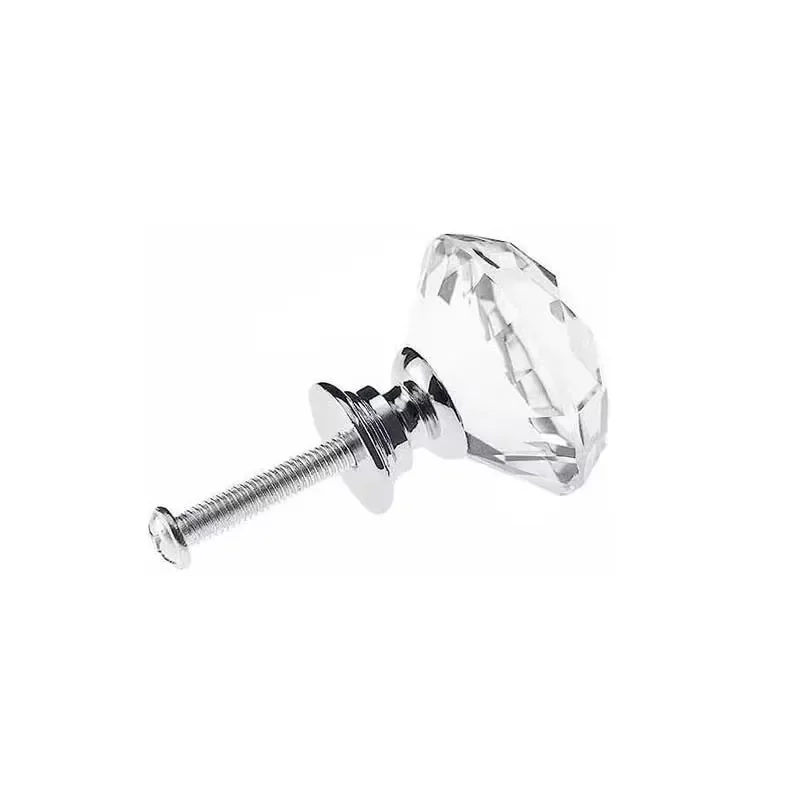 Diamond Crystal Glass Cabinet Knobs 5