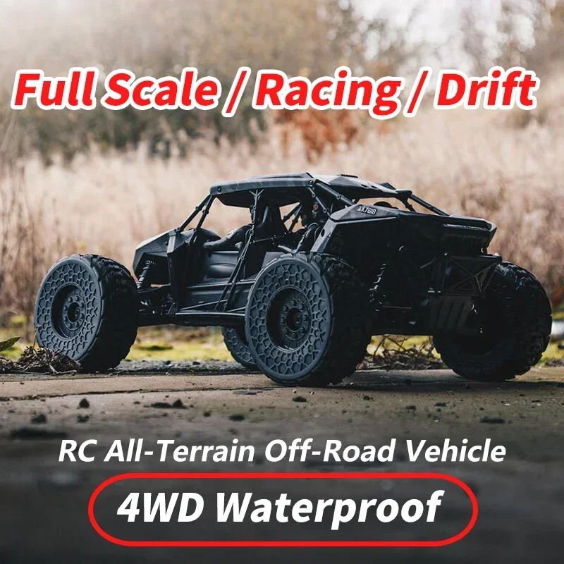 All Terrain High Speed RC Car with Upgraded Alloy Accessories, 1:18 Desert Off-Road Car, 4WD Waterproof Design 6