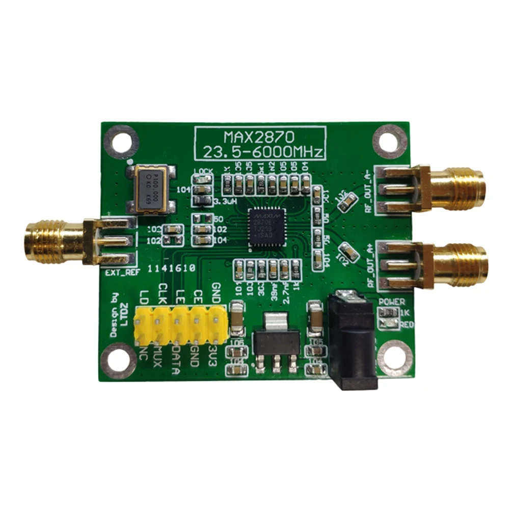 

MAX2870 23.5-6000Mhz Spectrum Signal Source Spectrum Analyzer USB 5V Powered RF Frequency Domain Analysis Tool