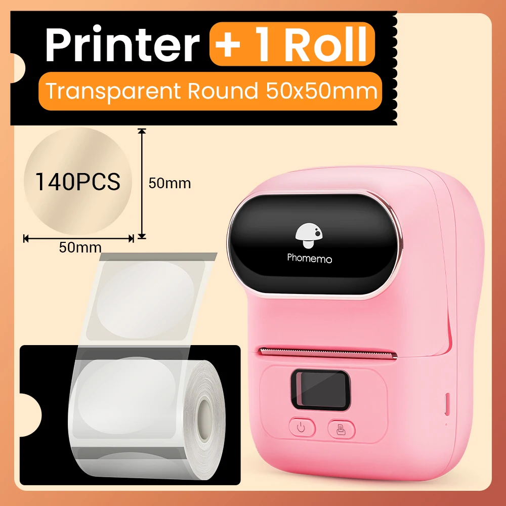 best instant printer for iphone Phomemo M110 Address Label Maker for Mailing Portable Label Sticker Barcode Printer for Clothing Self-adhesive Label Printer phone mini printer Printers