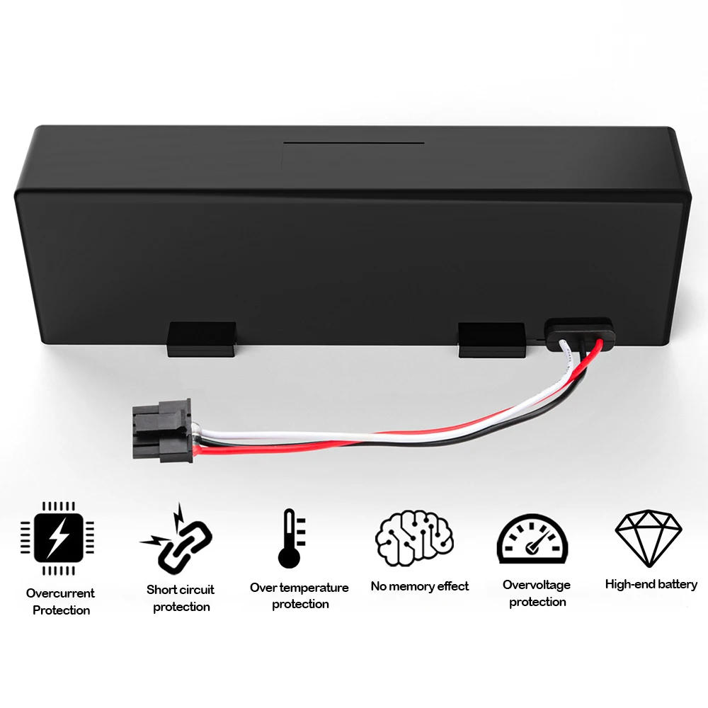 14.4V Rechargeable battery For Xiaomi Mijia STYTJ02YM Sweeping Mopping Robot 14.8V 3200mah For Haier JX37 Vacuum Cleaner 4