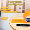 Yellow Masking Tape Adhesive Tape Textured Paper Car Paint Decoration Seamless Hand Tear Without Mark For Painting Tape 5