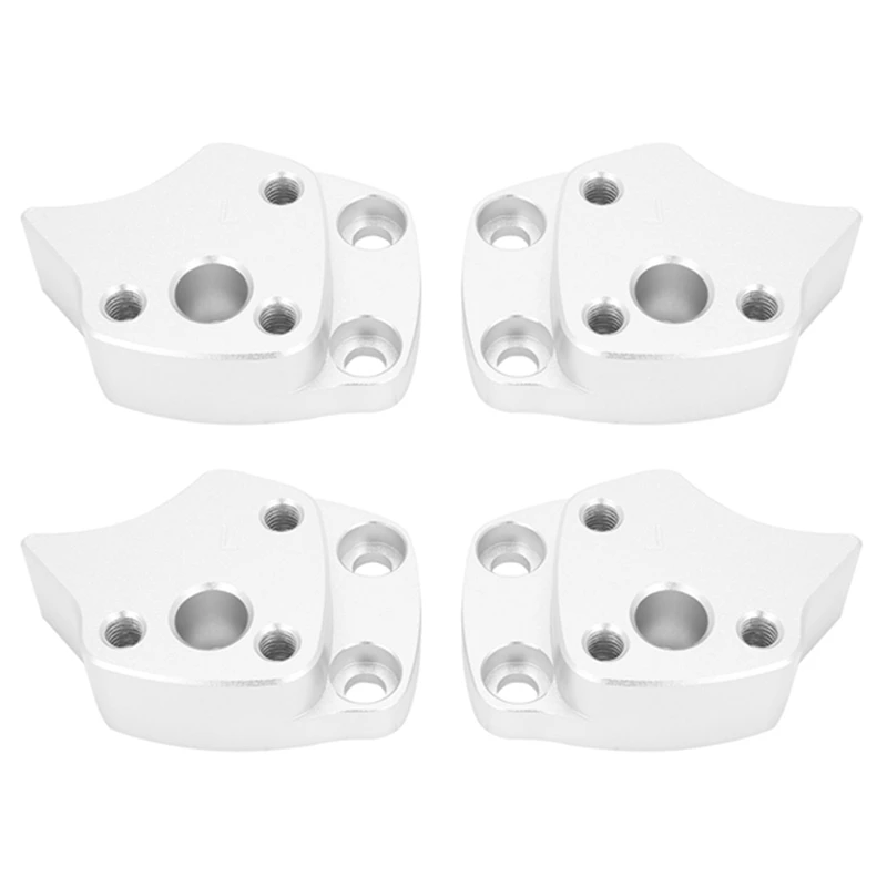 2 Set 25mm Handlebar Riser For Yamaha Fjr1300 Fjr 1300 2001-2005 Silver ...