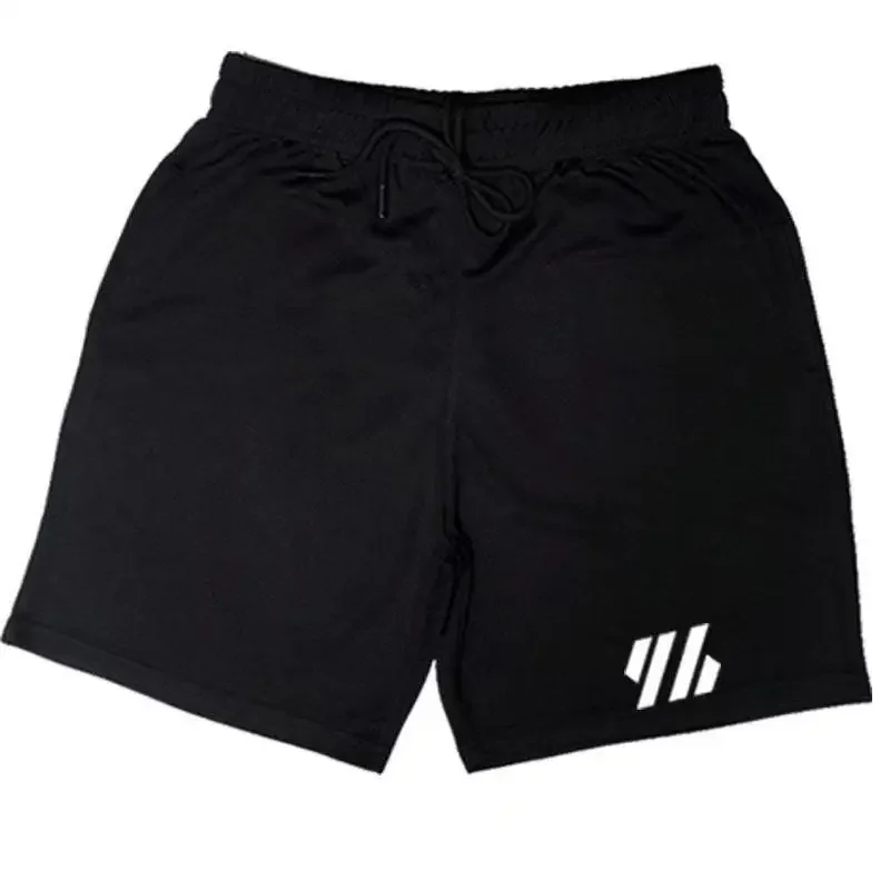 Men Fitness Short Pants Summer Sports Five-Quarter Running Loose Elastic Quick-Dry Soccer Basketball Training Trousers