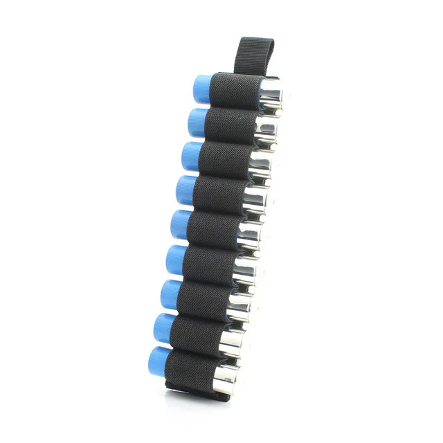 Shell Card Holder for Rifle Shotgun Cartridge Ammo 12/20 Gauge Shell Carrier Buttstock Organizer MOLLE Utility Pouch-9 Round