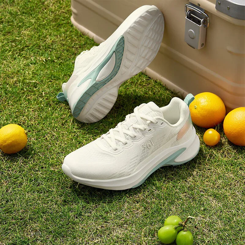 361 Degrees Women's Running Sports Shoes Shock Absorption Rebound All-match Fashion Comfortable Q Bomb Sneakers Female 682412233