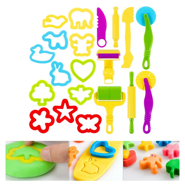 Dinosaur Plasticine Mould Tools DIY Clay Moulds Toy Kit Dough Modeling Clay  Toys - AliExpress