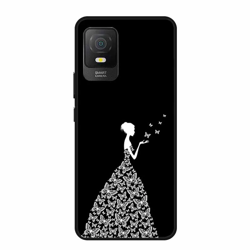 Cool Animal Black Silicone Soft Back Cover Case – Lion, Wolf, Tiger, Cat Design
