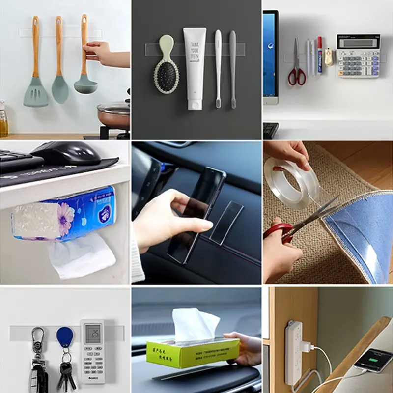 Waterproof Transparent Nano Reusable Adhesive for Home and Bathroom Decoration