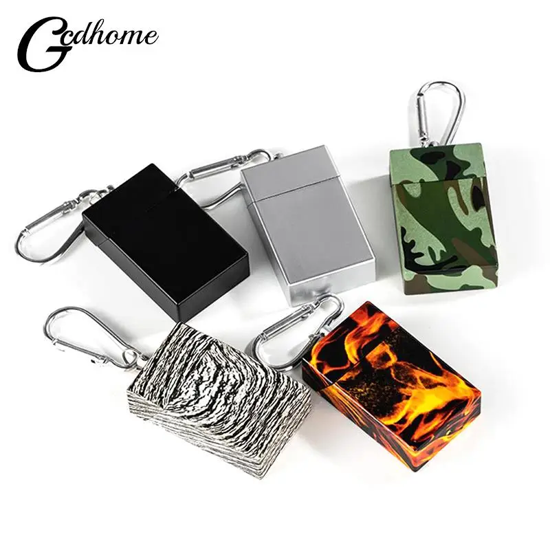 Portable Ashtray Cigarette Ashtray Pocket For Outdoor Ash Holder Pocket Smoking Ash Tray With Lid Key Chain portable ashtray cigarettes ashtray stainless steel ashtray metal ashtray glass ashtray