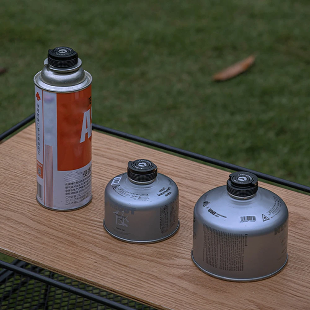 Camping Gas Tanks Cap Lightweight Flat Gas Canister Cover Protective Cap with Magnet for Cassette or Alpine Gas Tanks