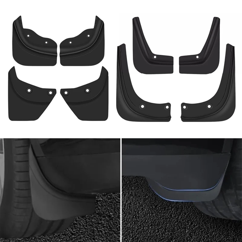 

Car Mud Flaps for Tesla Model Y 2021-2023 Model 3 2016-2023 Splash Guards No Drilling Required Front And Rear Wheel Fenders