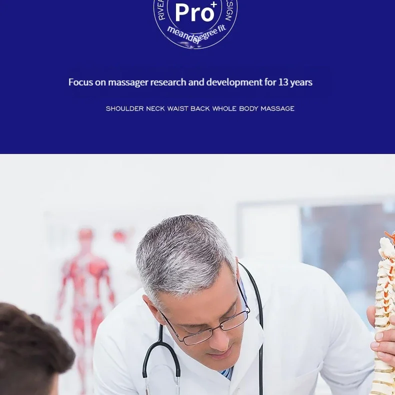 targeting areas such as the neck, shoulders, back, and legs for comprehensive comfort.