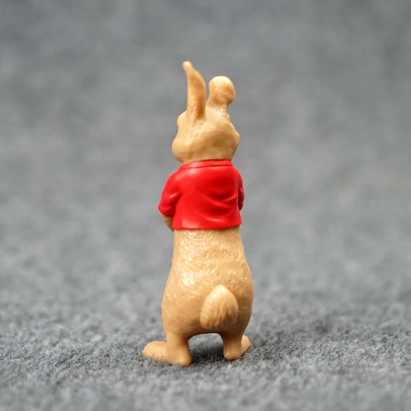 Cartoon small rabbit ornaments  pastoral bunny decoration exquisite tabletop model
