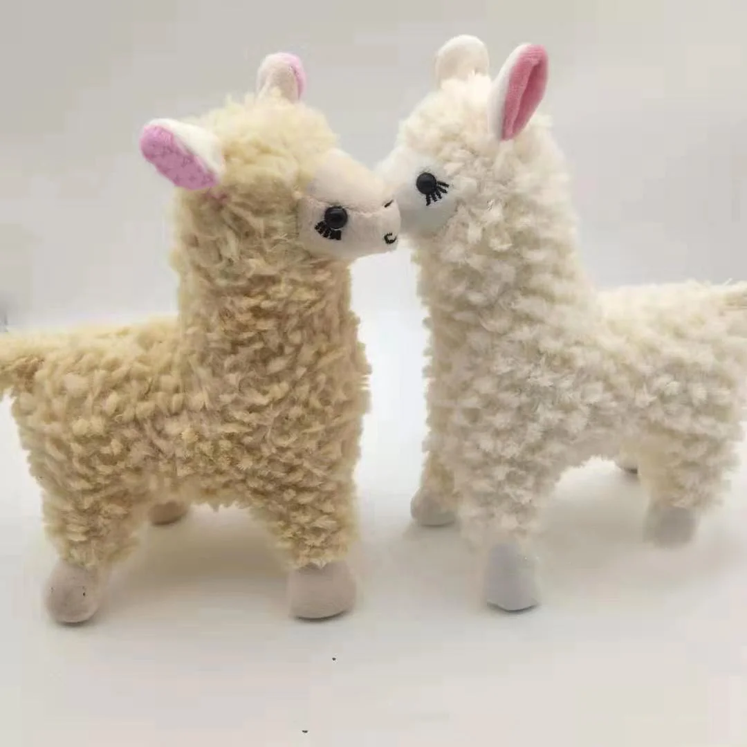 Alpaca Plush Toy 23cm 6 Colors Cute Animal Doll Soft Cotton stuffed doll Home office decor Kids girl Birthday Christmas Gift