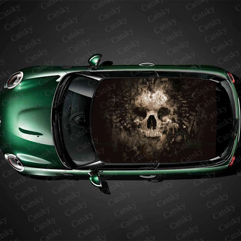 

Наклейка на крышу автомобиля «Death skulls»