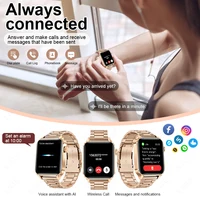 LIGE New Bluetooth Call Smart Watches Women Wrist Watch Fitness Watch Waterproof Smartwatch For Xiaomi Huawei Android iOS iPhone 2