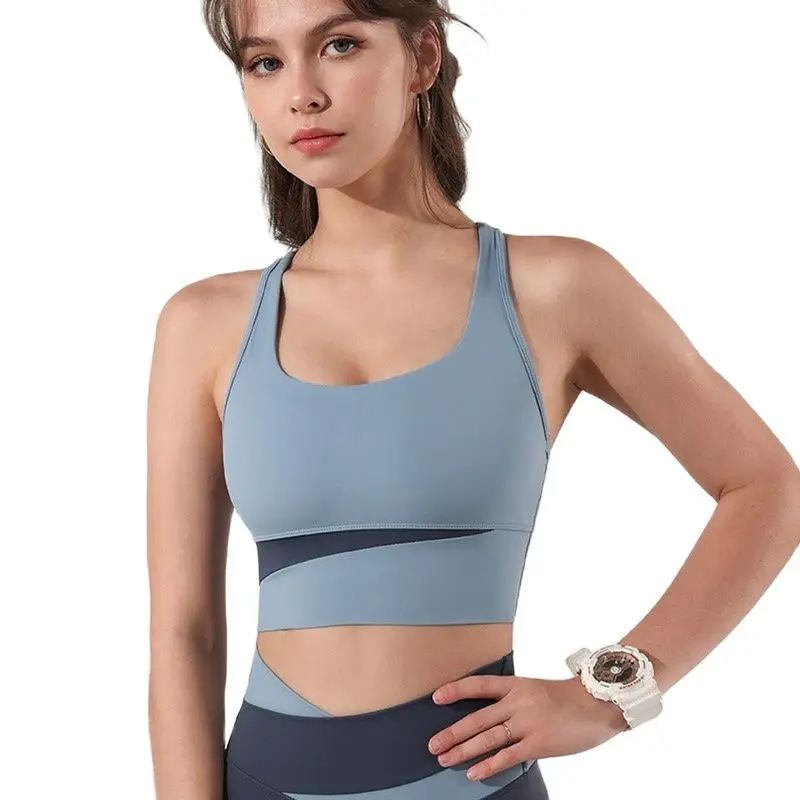 Fitness Sports Bra For Women Push Up Wirefree Padded Running Gym Training  Workout Yoga Underwear Crop Tops Solid Color Matching - AliExpress
