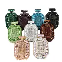 Luxury Crystal Evening Bags Green Blue Black Women Perfume Bottle Clutch Purse Ladies Wedding Bridal Handbags sm269