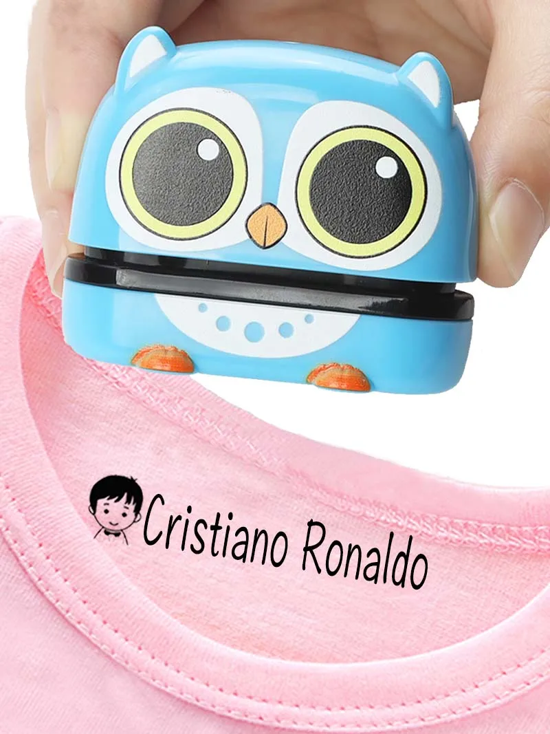 Custom-Made Stamp School Baby Boys Girls DIY Toys Children Customized Sticker Name Seal Student Clothes No Fade Security