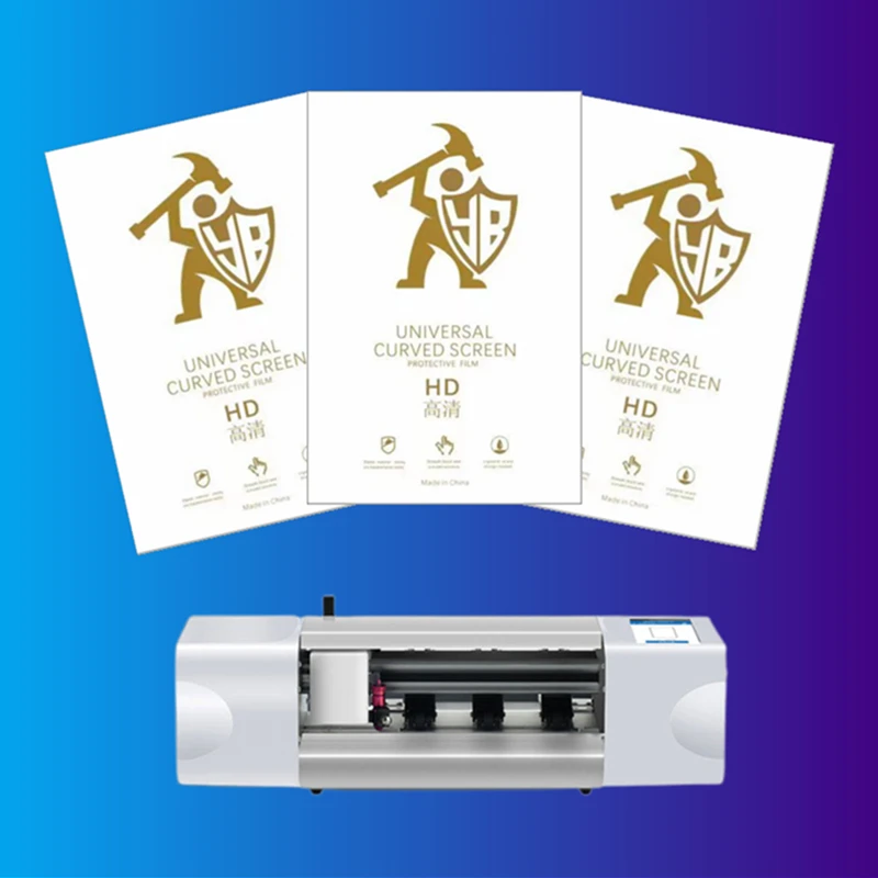 

50pcs HD Hydrogel Film For All Phone Protecting Film Cutting Machine Clear Flexible Hydrogel HD Screen Protector Cutting Film