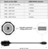 For BMW 20pin to OBD2 16pin connector cable OBD OBD2 adapter cable for BMW e36 e39 X5 Z3 scan tool cable 4