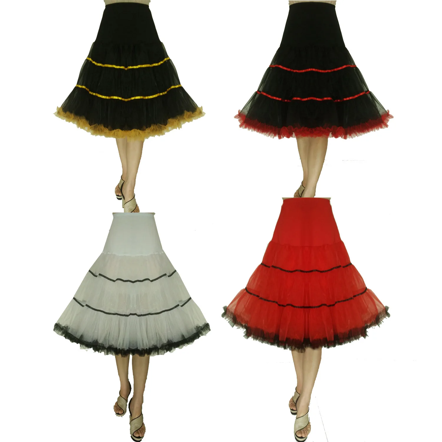 

Boneless Pannier Prom Slip Dress Wedding Dress Pannier 50S Petticoat Short Gowns Crinoline