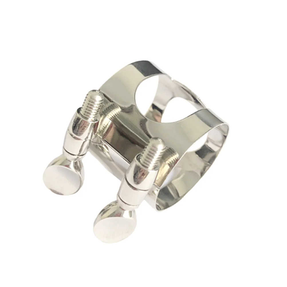 

Treble Bb Clarinet Nickel-plated Double Screws Adjust Ligature Clip (Silver)